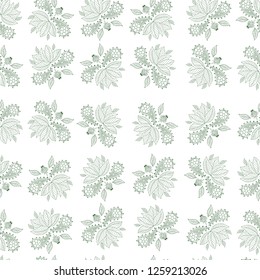 Green texture seamless background.  Abstract green glitter floral seamless pattern for fabric, tile, interior design or gift wrapping. Vector.