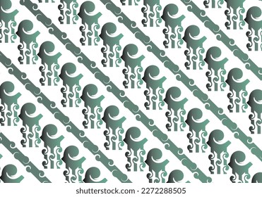 Green textured abstract pattern background can be used as wall decoration in the house