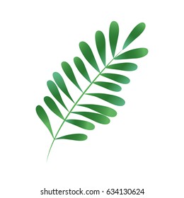 green textured leaf icon image