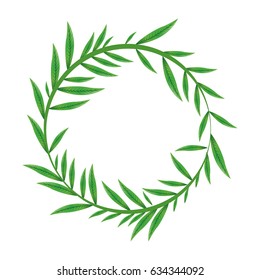 green textured leaf icon image