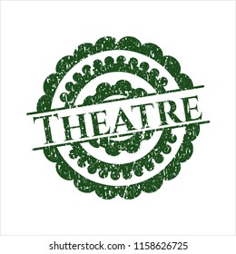 Green Theatre distressed rubber texture