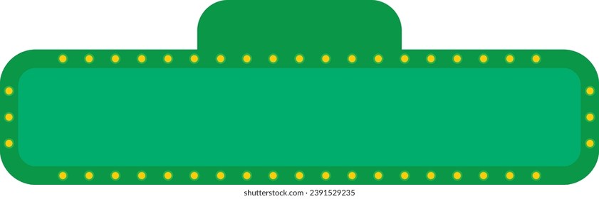 Green Theme with Yellow Button Text Frame