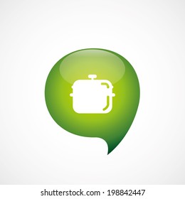 green think bubble pan icon