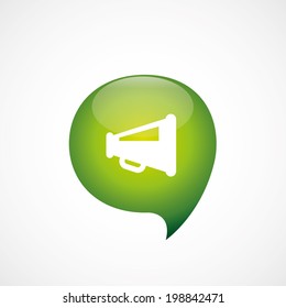 green think bubble speaker symbol