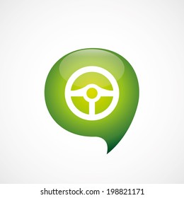 green think bubble steering wheel icon