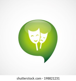 green think bubble theater icon