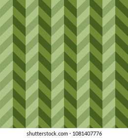 Green Three Dimensional Chevron Seamless Pattern - Shades of green three dimensional chevron seamless pattern with accordion fold look