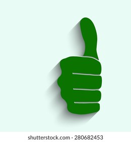 green  thumbs up icon