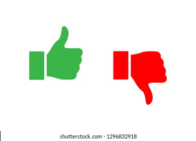 Grün wirbelt auf und Rot wirbelt Symbole einzeln auf weißem Hintergrund. Vectordesign-Elemente