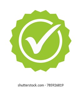 Green Tick. Green Check Mark. Tick Symbol, Icon, Sign In Green Color. Done. Stock Vector Illustration.