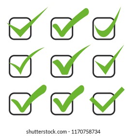 Green tick collection