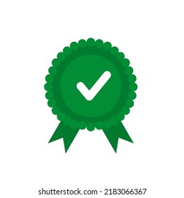 Icono de ecología de garrapatas verdes. Ilustración del vector
