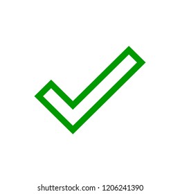 green tick icon. check list button icon. check mark icon