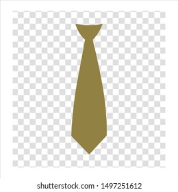 green tie icon isolated, fathers day design concept.