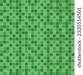 Green tile background, Mosaic tile background, Tile background, Seamless pattern, Mosaic seamless pattern, Mosaic tiles texture or background. Bathroom wall tiles, swimming pool tiles.