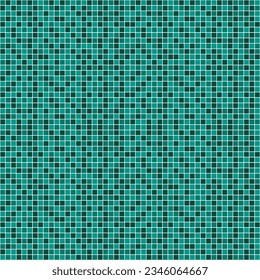 Green tile background, Mosaic tile background, Tile background, Seamless pattern, Mosaic seamless pattern, Mosaic tiles texture or background. Bathroom wall tiles, swimming pool tiles.