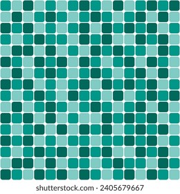 Fondo de baldosa verde, fondo mosaico, fondo de mosaico, patrón sin costura, patrón sin costuras mosaico, textura o fondo de azulejos mosaicos. Baldosas murales en el cuarto de baño, baldosas en la piscina.