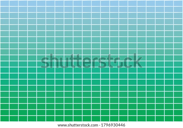 Green Tile Background Vector Background Stock Vector Royalty Free