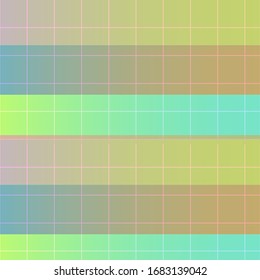 Green tiles hide under wide gradient stripes.