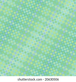 Green tiles. Seamless vector pattern
