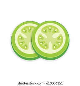 Green Tomato 3D Icon 