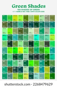 color Green Background swatches