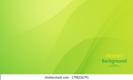 Green tone color and Yellow color background abstract art vector 
