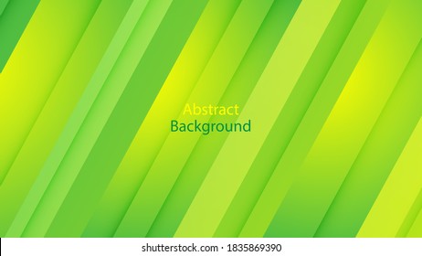 Green tone color and Yellow color background abstract art vector