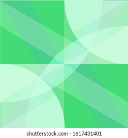 Green tone line pattern illustration