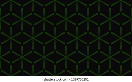 Green tones. Geometric design seamless pattern. Vector illustration