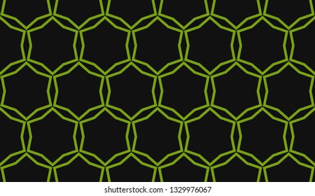 Green tones. Geometric design seamless pattern. Vector illustration