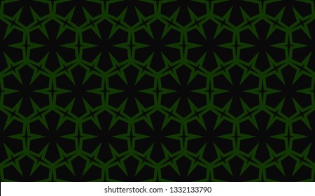 Green tones. Geometric design seamless pattern. Vector illustration