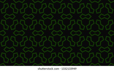 Green tones. Geometric design seamless pattern. Vector illustration
