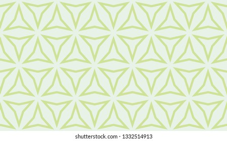 Green tones. Geometric design seamless pattern. Vector illustration