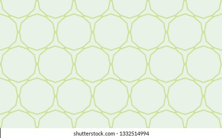 Green tones. Geometric design seamless pattern. Vector illustration