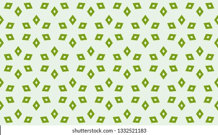 Green tones. Geometric design seamless pattern. Vector illustration