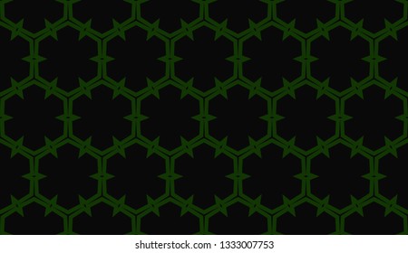 Green tones. Geometric design seamless pattern. Vector illustration
