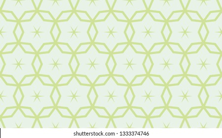 Green tones. Geometric design seamless pattern. Vector illustration