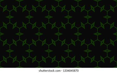 Green tones. Geometric design seamless pattern. Vector illustration