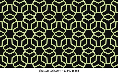 Green tones. Geometric design seamless pattern. Vector illustration