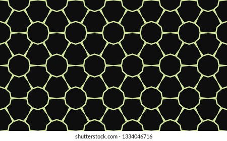 Green tones. Geometric design seamless pattern. Vector illustration