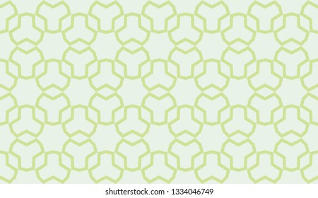 Green tones. Geometric design seamless pattern. Vector illustration