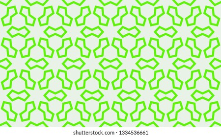 Green tones. Geometric design seamless pattern. Vector illustration