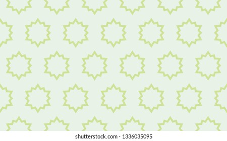 Green tones. Geometric design seamless pattern. Vector illustration