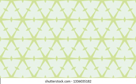 Green tones. Geometric design seamless pattern. Vector illustration