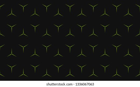 Green tones. Geometric design seamless pattern. Vector illustration