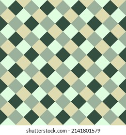 Green tones with a square grid layout