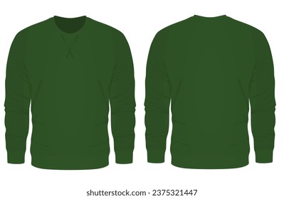 Green  top blazer. vector illustration