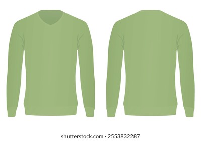 Green top blazer. vector illustration 