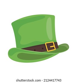 icono de sombrero superior verde